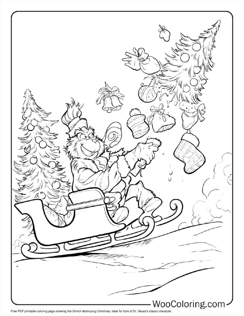 100  Grinch coloring pages  Free PDF To Print  - 99