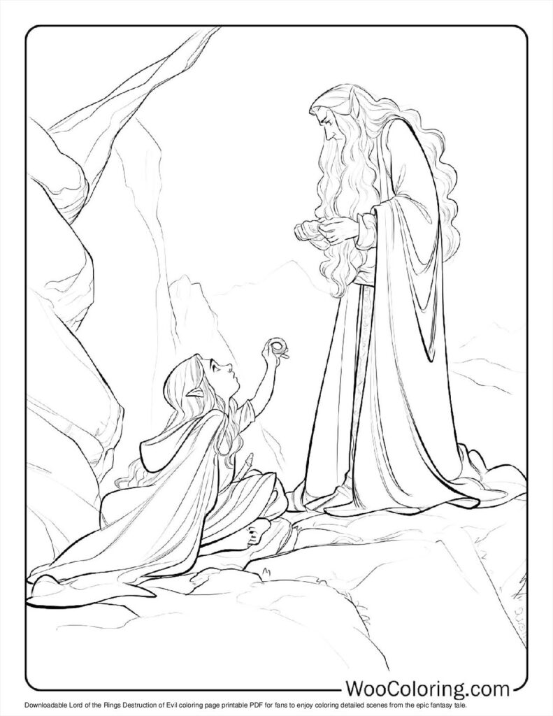 100  Lord Of The Rings coloring pages  Free PDF To Print  - 86