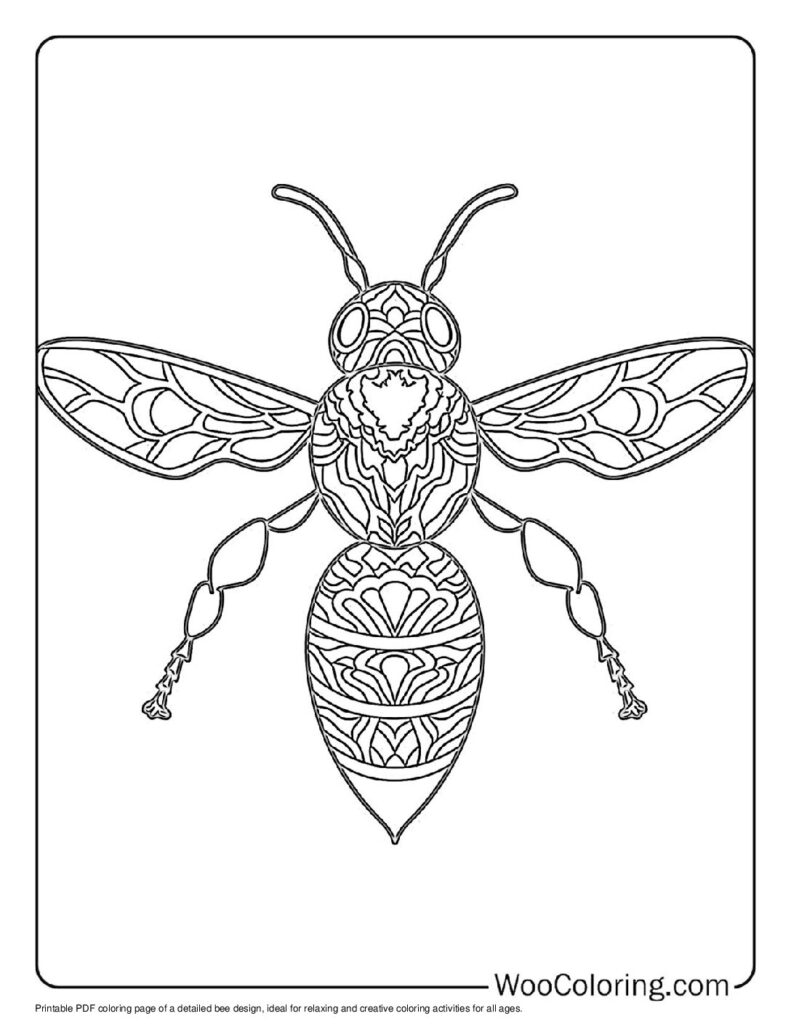Detailed Bee Design