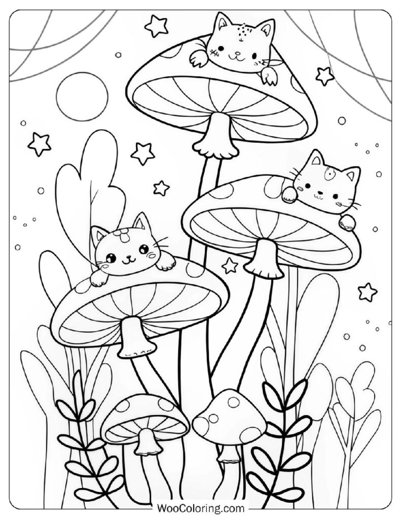 38 Mushroom Coloring Pages  Free PDF To Print  - 82