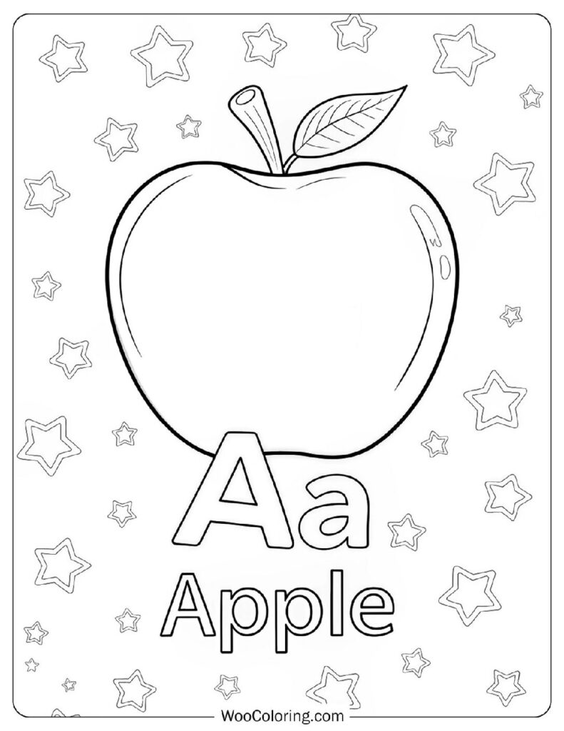 28 Apple Coloring Pages  Free PDF To Print  - 3
