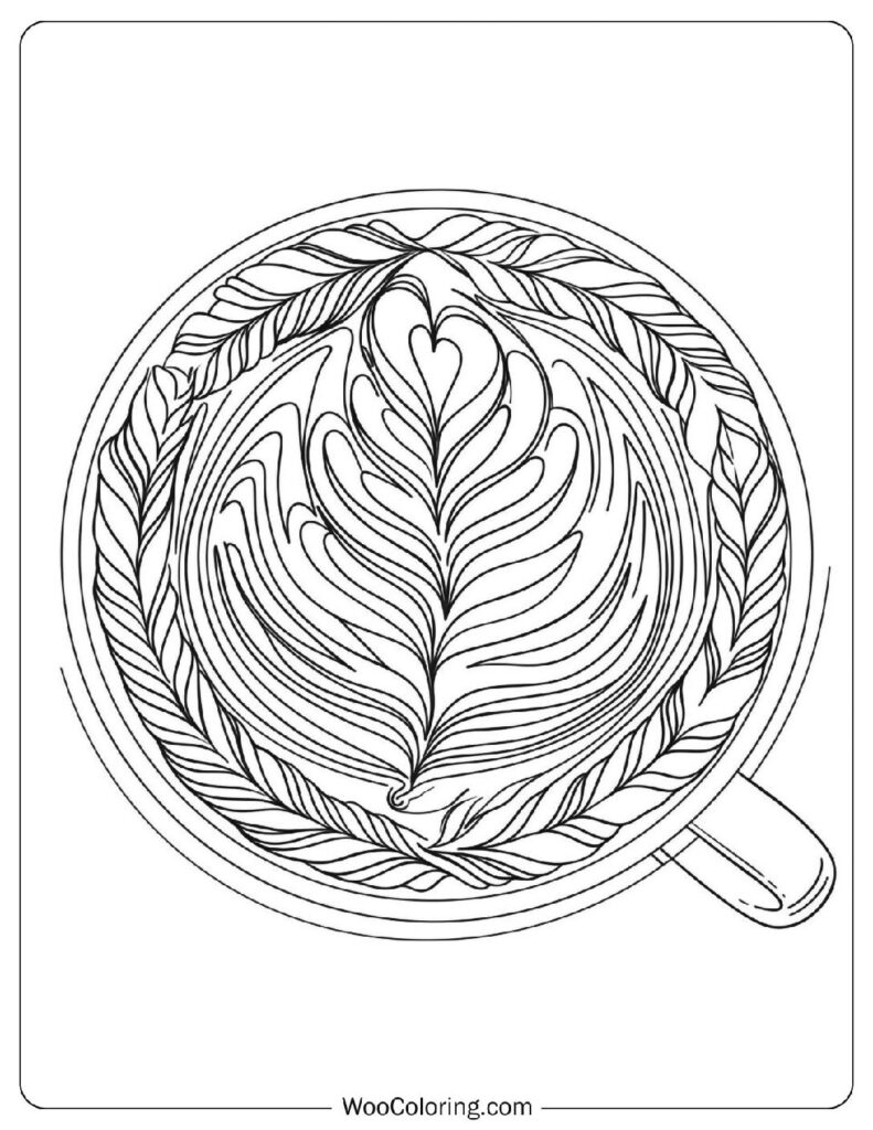 34 Coffee Coloring Pages  Free PDF To Print  - 36