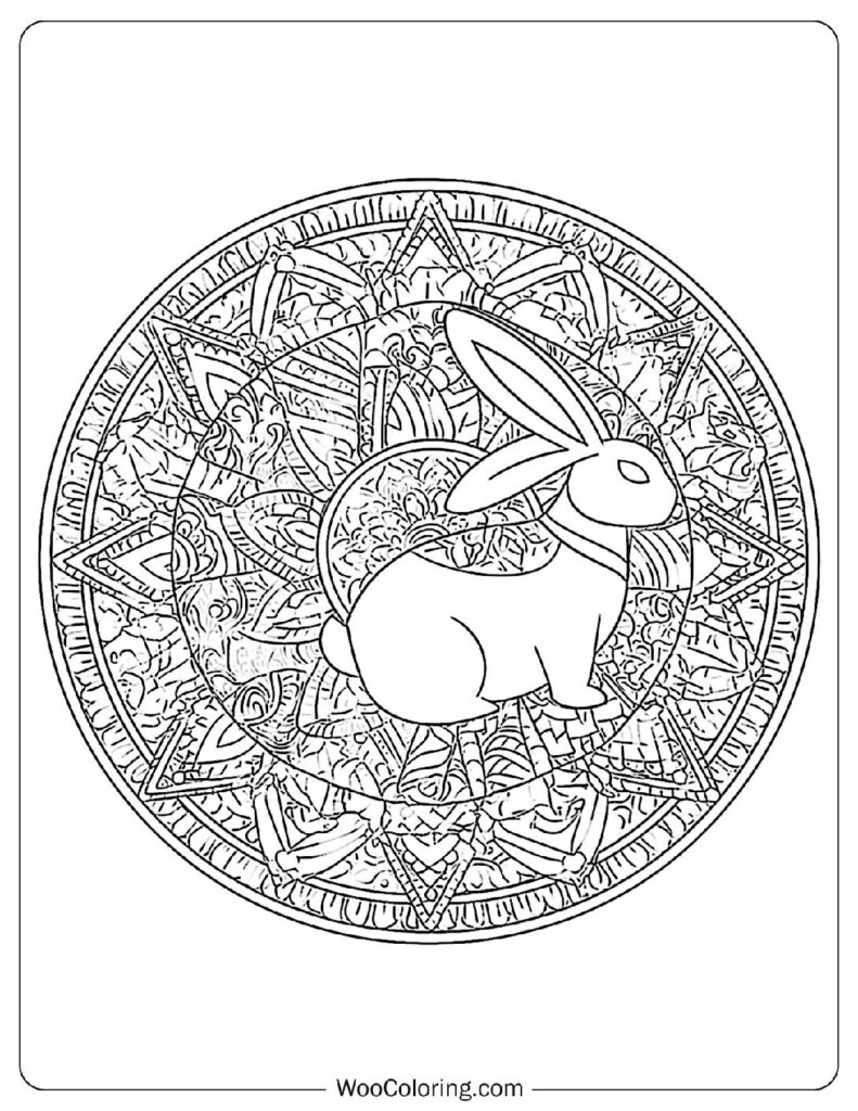 Detailed Rabbit Pattern