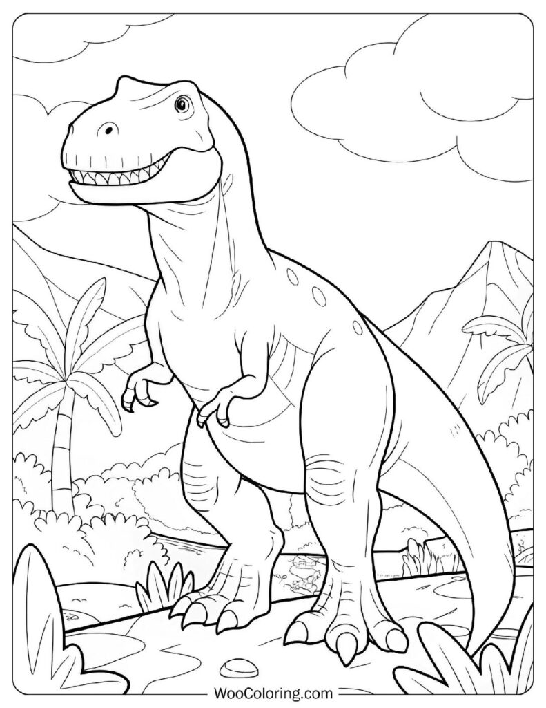 Detailed T-Rex Dinosaur