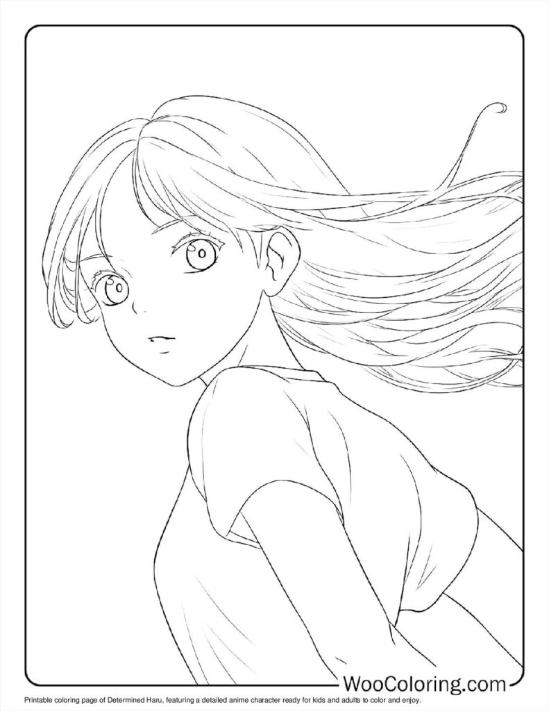100  Manga coloring pages  Free PDF To Print  - 47