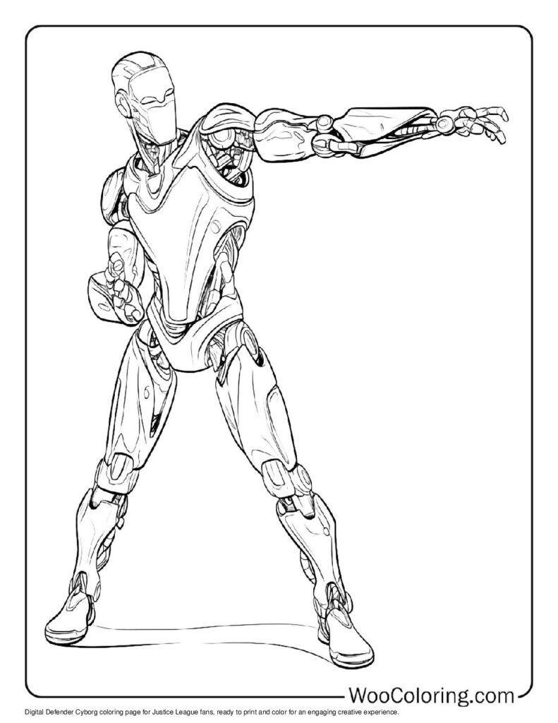 Digital Defender Cyborg