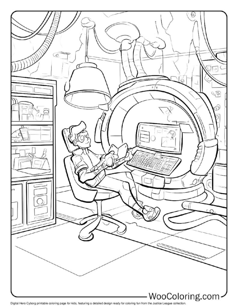 Digital Hero Cyborg