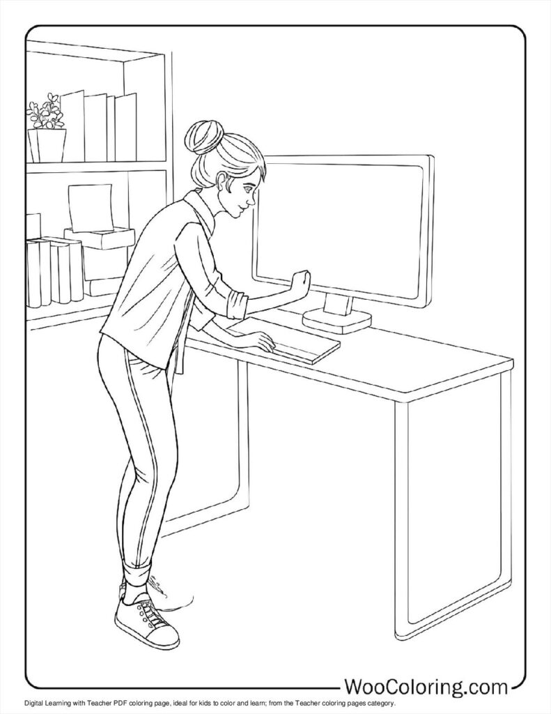 100  Teacher coloring pages  Free PDF To Print  - 63