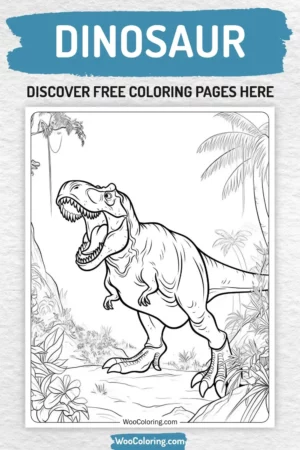 Dinosaur coloring pages designs for boys