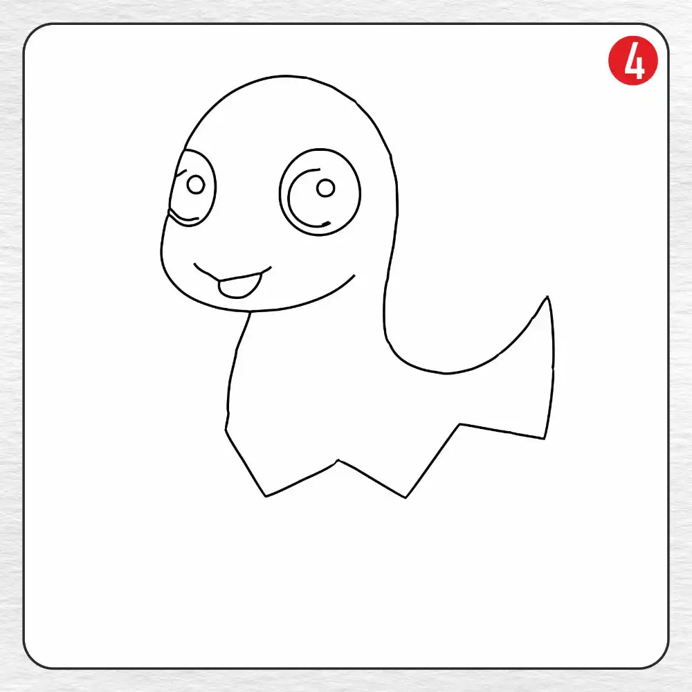 Dinosaur Egg coloring page drawing step 4