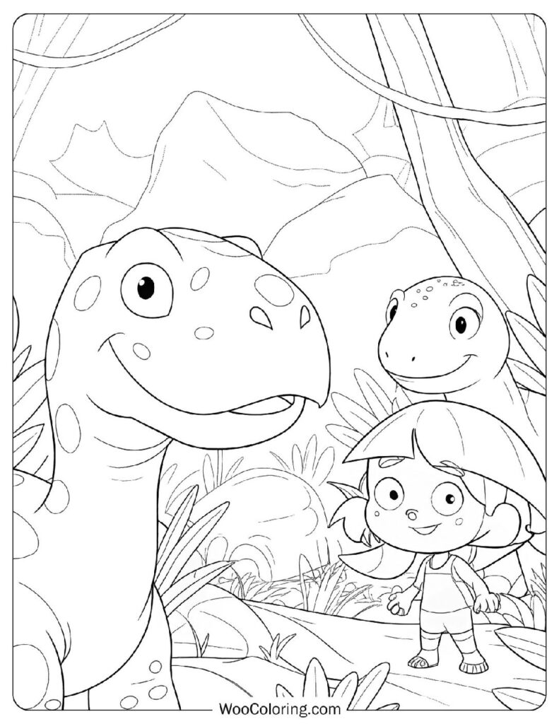 Dinosaur King Legend Picture To Color