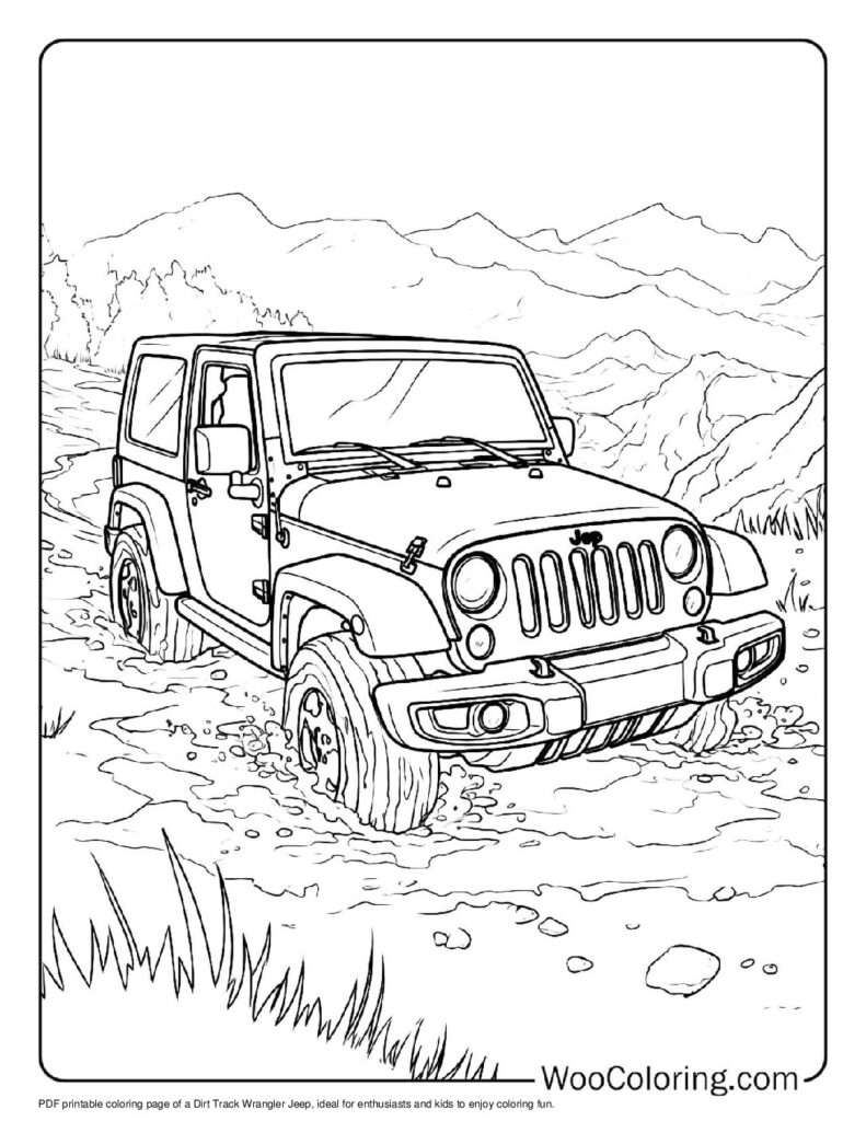 100  Jeep coloring pages  Free PDF To Print  - 21