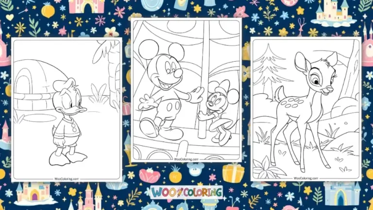Disney Coloring Pages Design Image