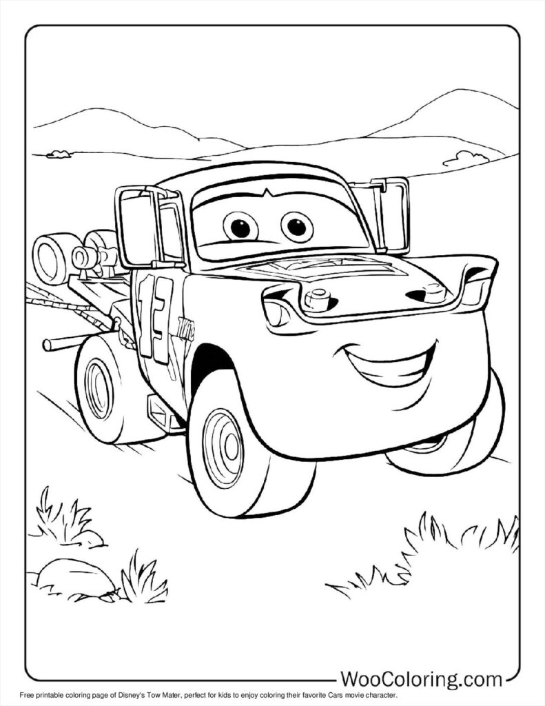 100  Tow Truck coloring pages  Free PDF To Print  - 67