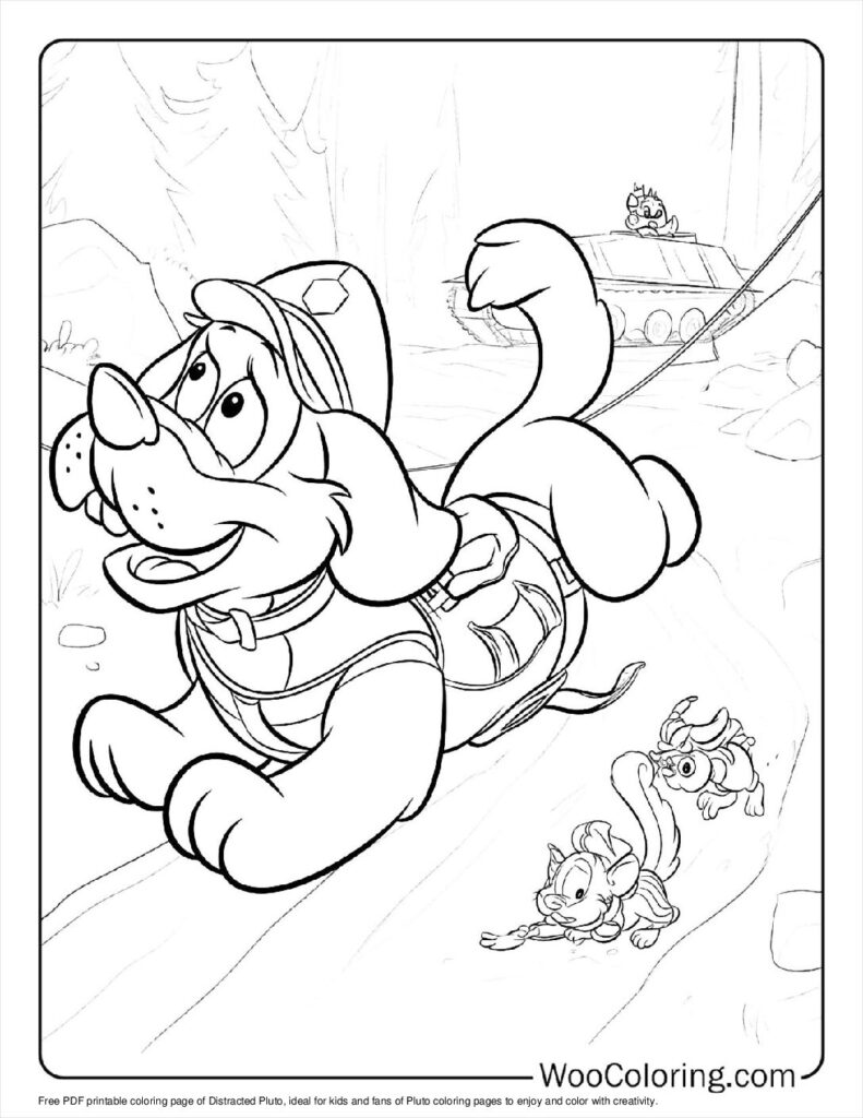 100  Pluto coloring pages  Free PDF To Print  - 19