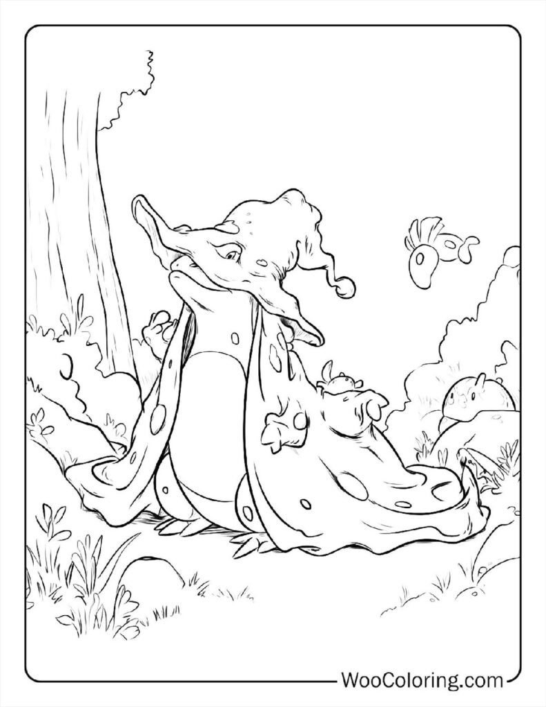 Ditto Mirror Coloring Page
