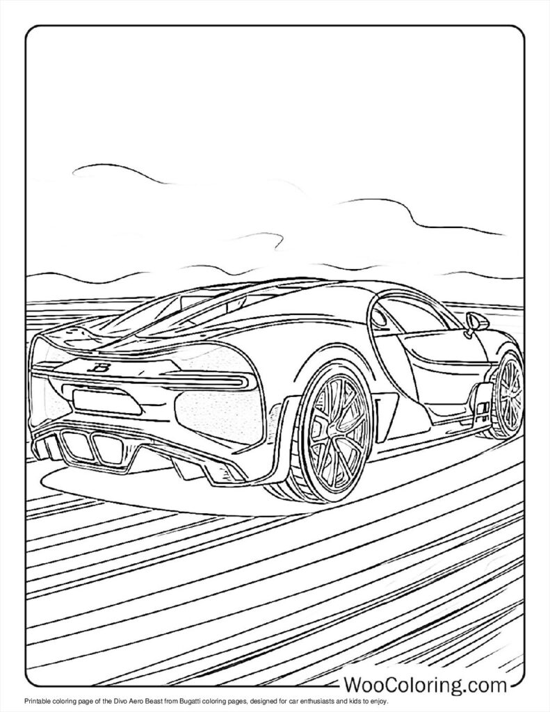100  Bugatti coloring pages  Free PDF To Print  - 3