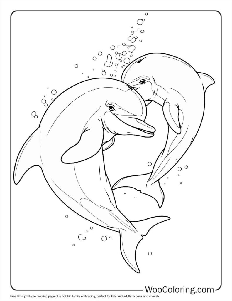 100  Dolphin coloring pages  Free PDF To Print  - 49