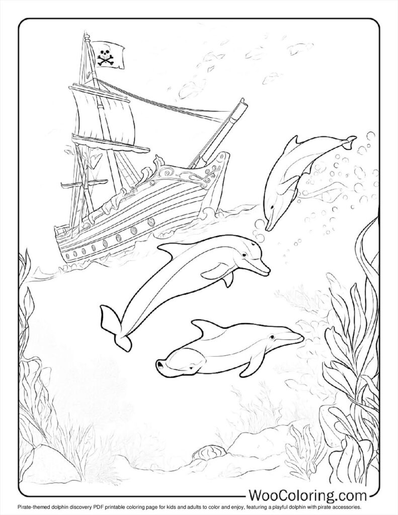 100  Dolphin coloring pages  Free PDF To Print  - 81