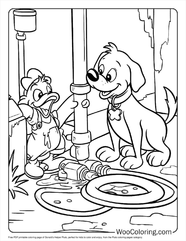 100  Pluto coloring pages  Free PDF To Print  - 88