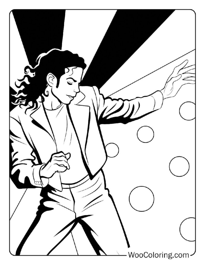 100  Michael Jackson coloring pages  Free PDF To Print  - 70