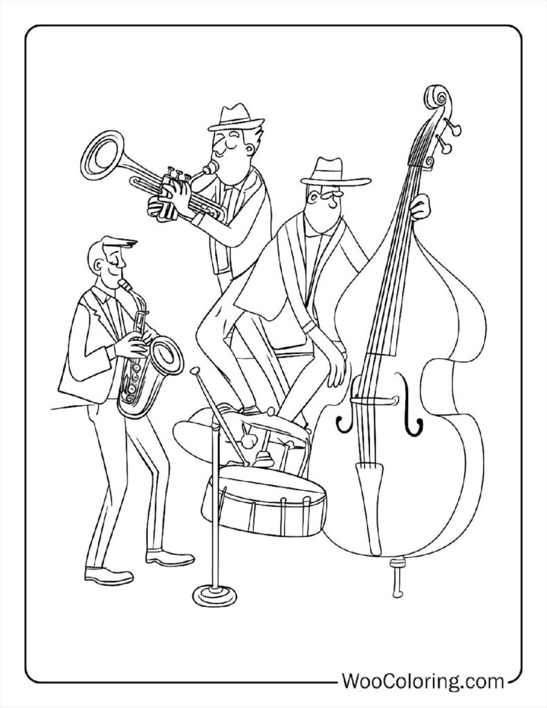 100  Music coloring pages  Free PDF To Print  - 98