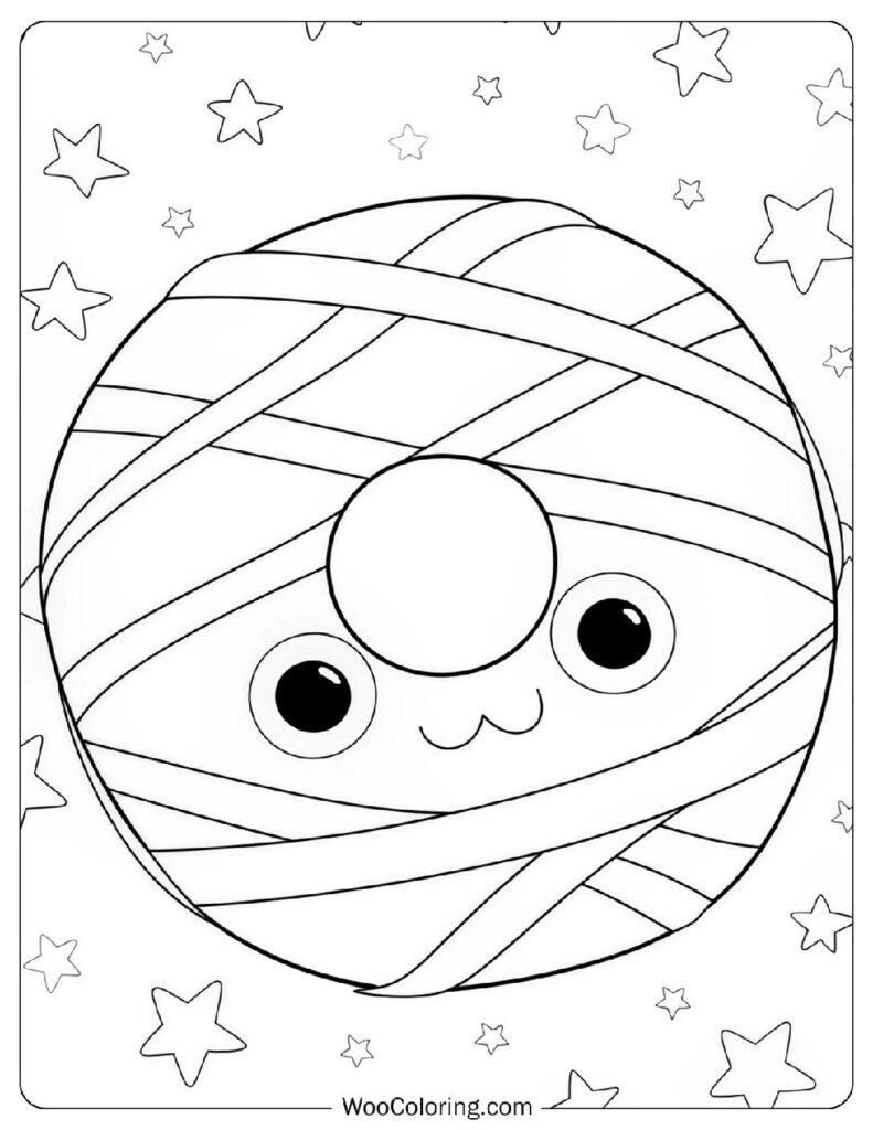 26 Donut Coloring Pages  Free PDF To Print  - 87
