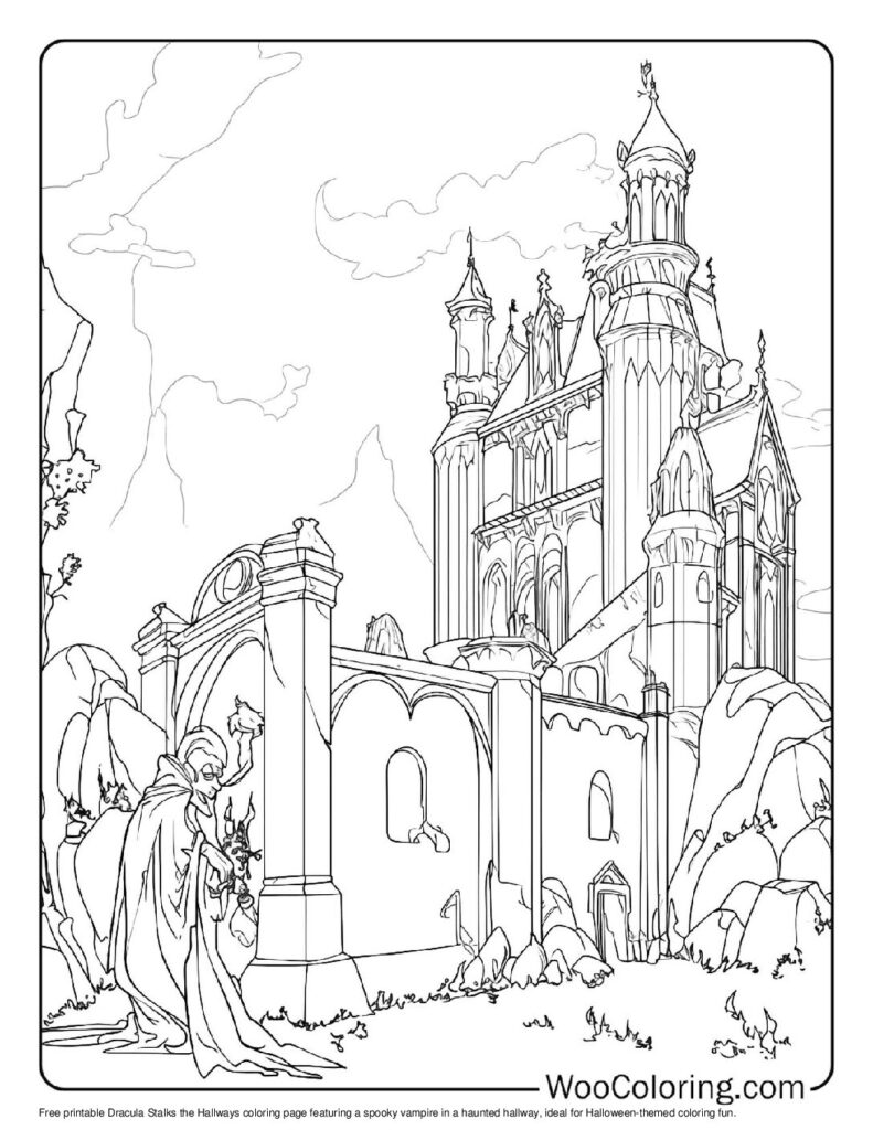 100 Horror coloring pages Free PDF To Print - 12