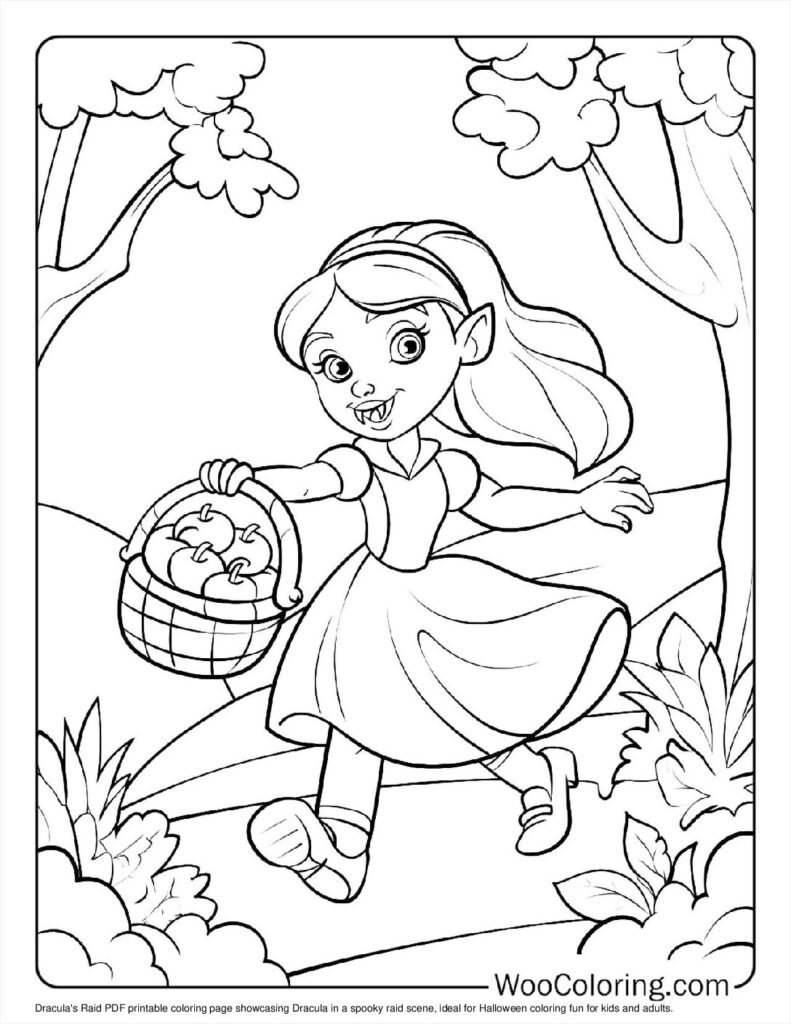 100 Vampire coloring pages Free PDF To Print - 24