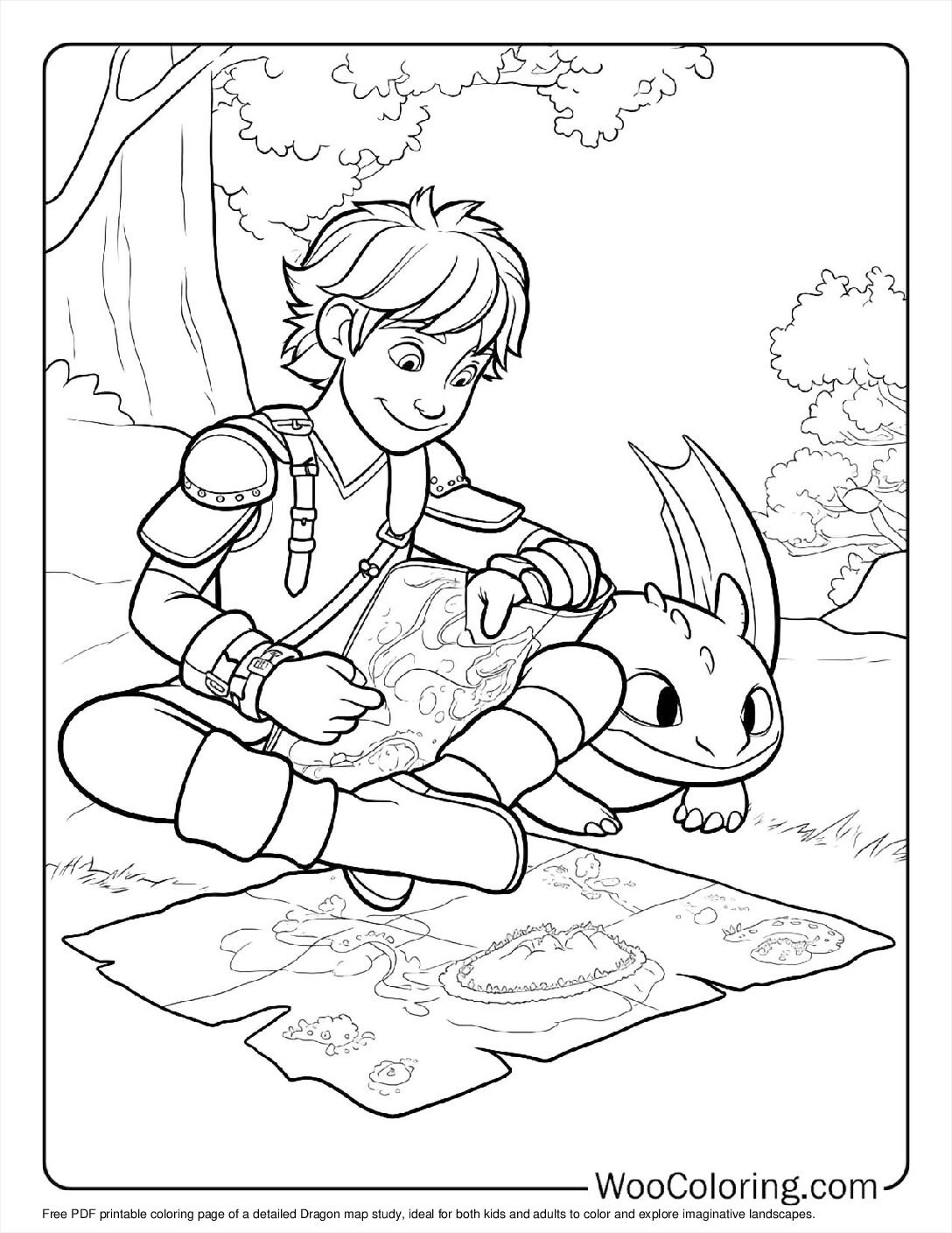 Dragon Maps Colouring In 100+ How To Train Your Dragon coloring pages (Free PDF To Print) | Woo ...