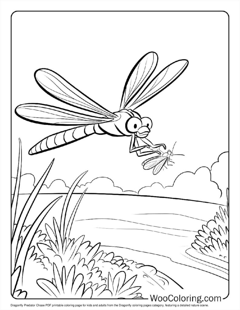 100  Dragonfly coloring pages  Free PDF To Print  - 48