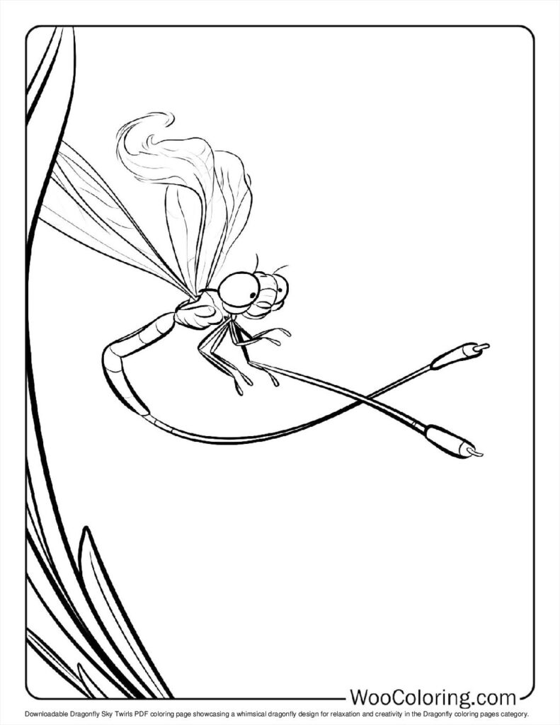 100  Dragonfly coloring pages  Free PDF To Print  - 46