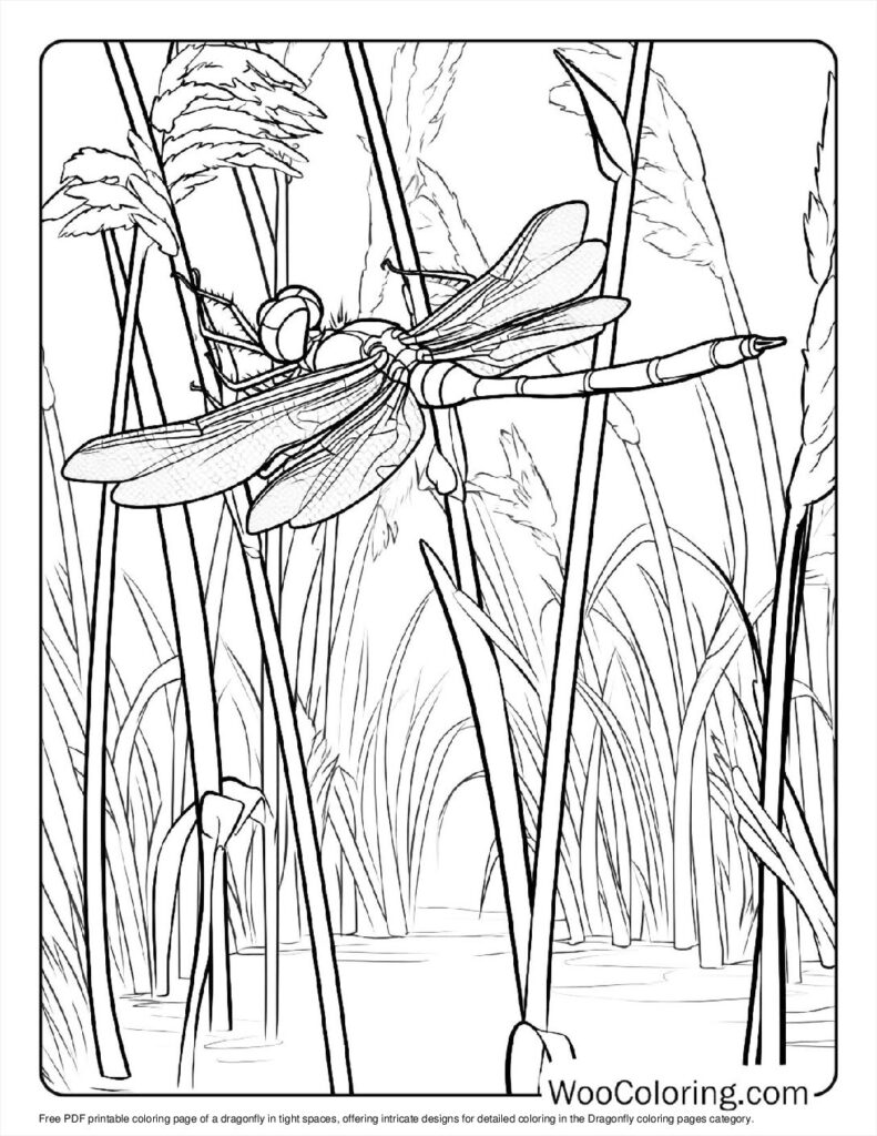100  Dragonfly coloring pages  Free PDF To Print  - 57