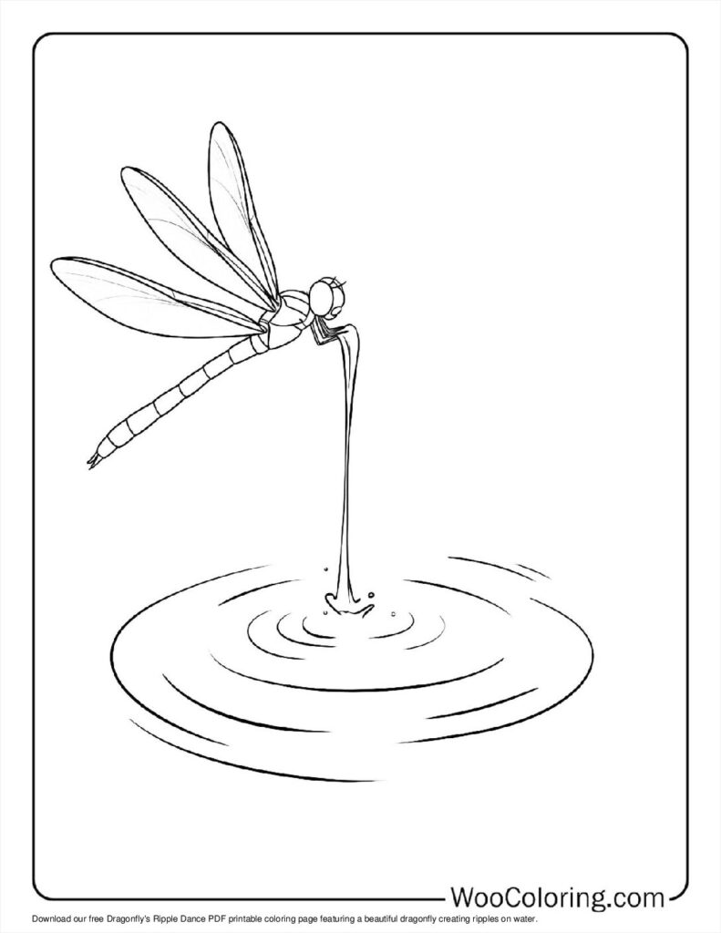 100  Dragonfly coloring pages  Free PDF To Print  - 19
