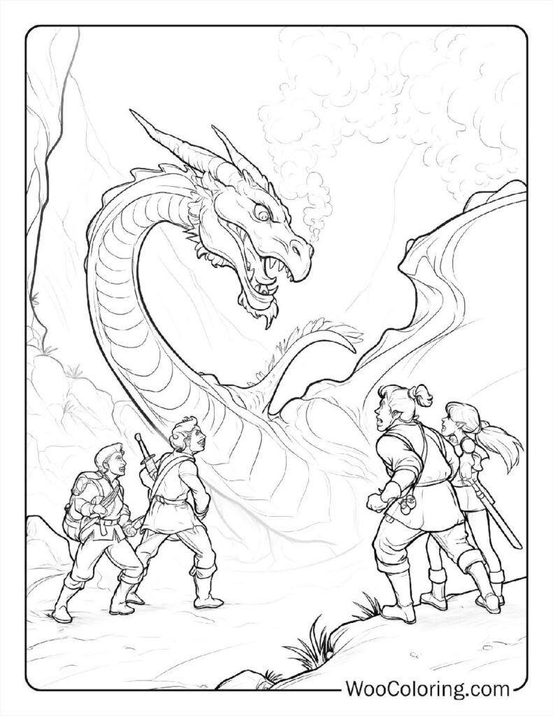 100 Dungeons Dragons coloring pages Free PDF To Print - 87