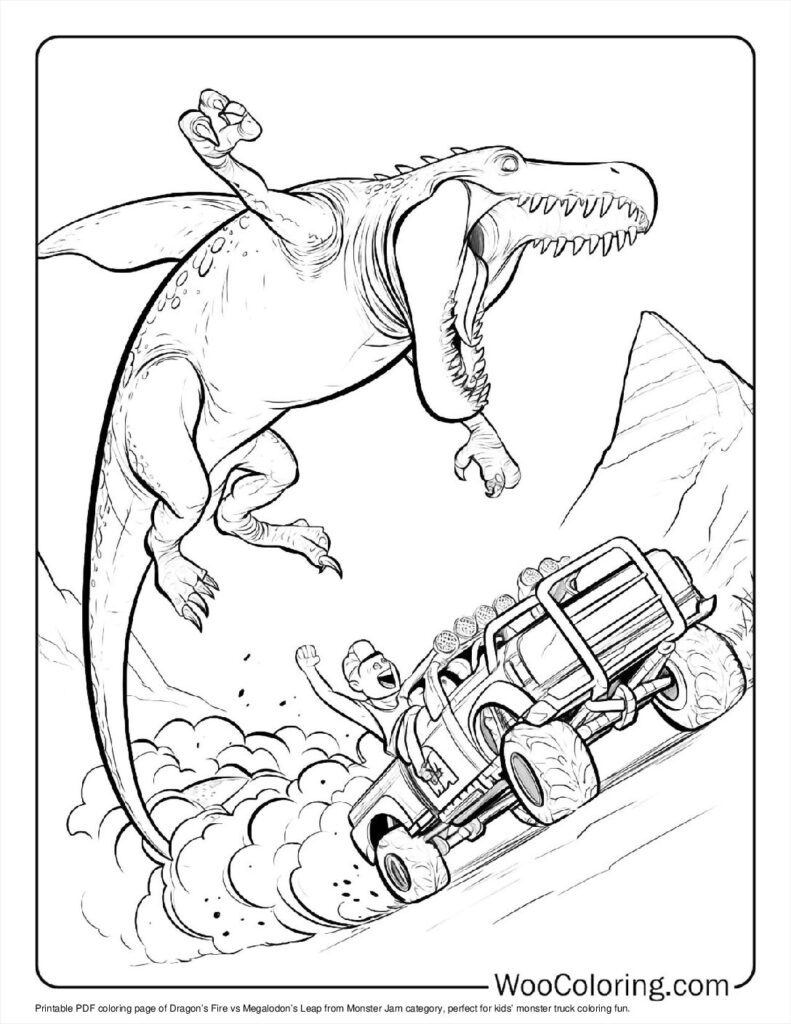 100  Monster Jam coloring pages  Free PDF To Print  - 99