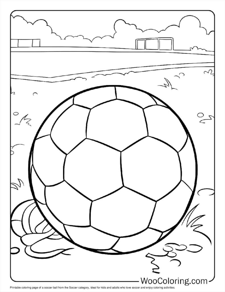 100  Soccer coloring pages  Free PDF To Print  - 90