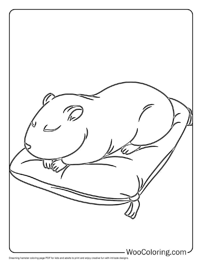 100  Hamster coloring pages  Free PDF To Print  - 88