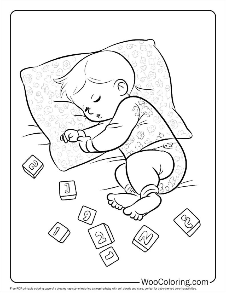 100  Baby coloring pages  Free PDF To Print  - 36