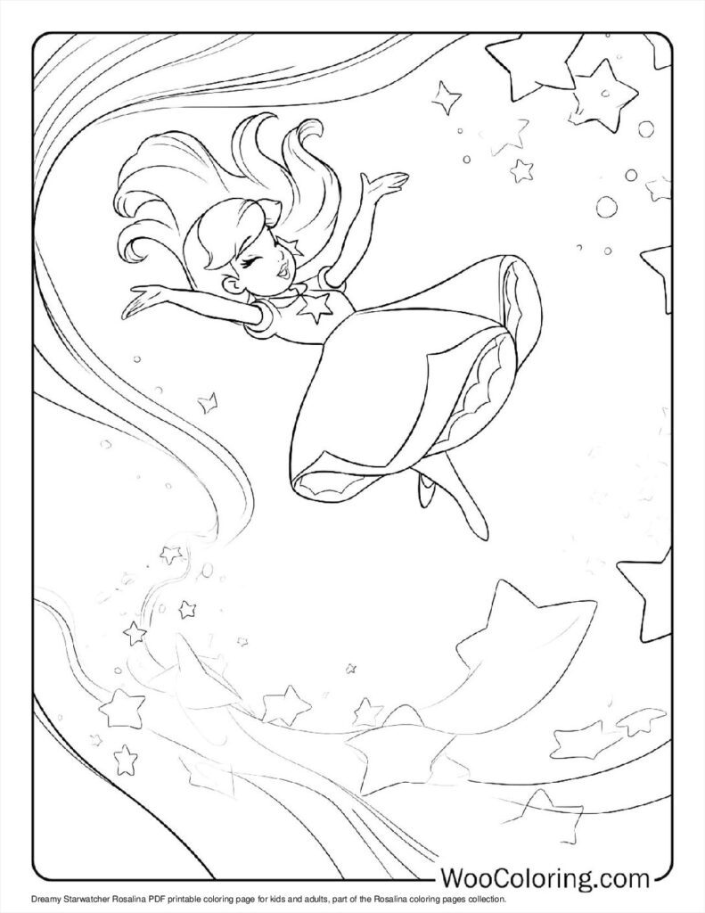 100  Rosalina coloring pages  Free PDF To Print  - 70