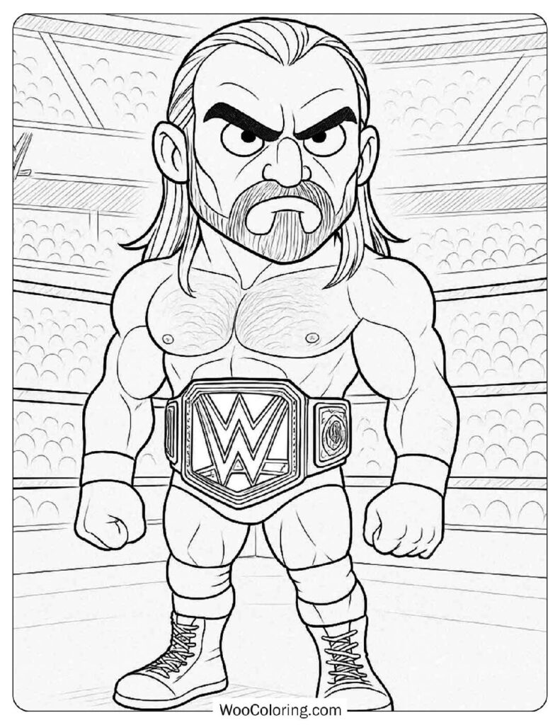 Drew McIntyre The Fearless Scottish Warrior with WWE Belt