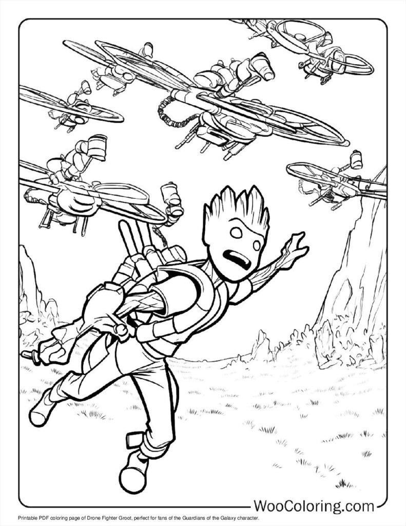 Drone Fighter Groot