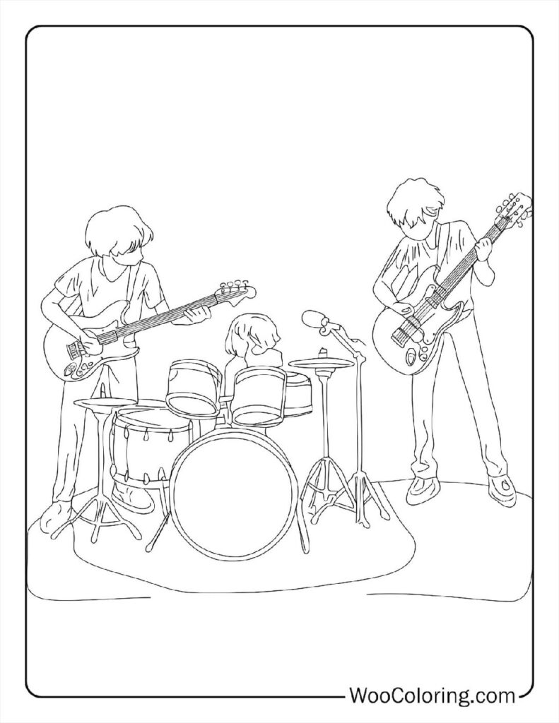 100  Music coloring pages  Free PDF To Print  - 54