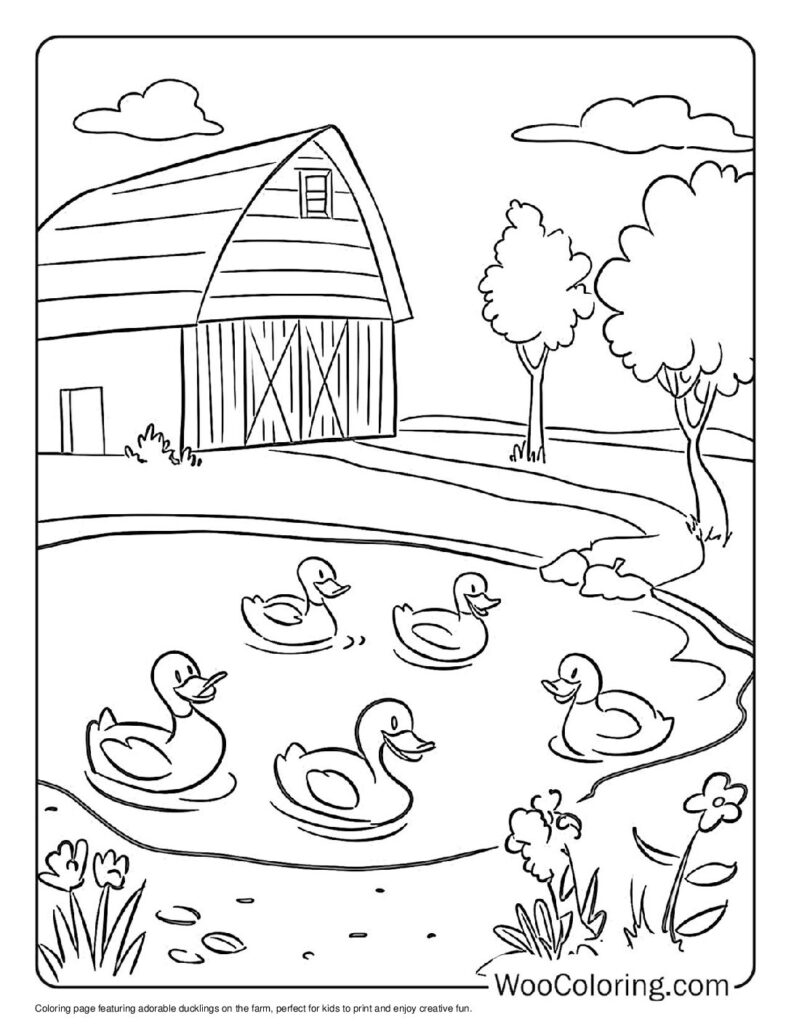 100  Farm coloring pages  Free PDF To Print  - 10