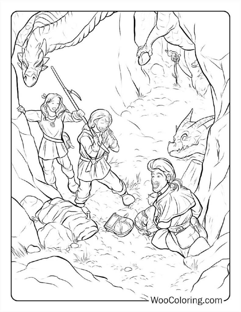 100 Dungeons Dragons coloring pages Free PDF To Print - 82