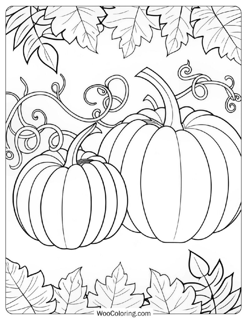 66 Pumpkin Coloring Pages  Free PDF To Print  - 65