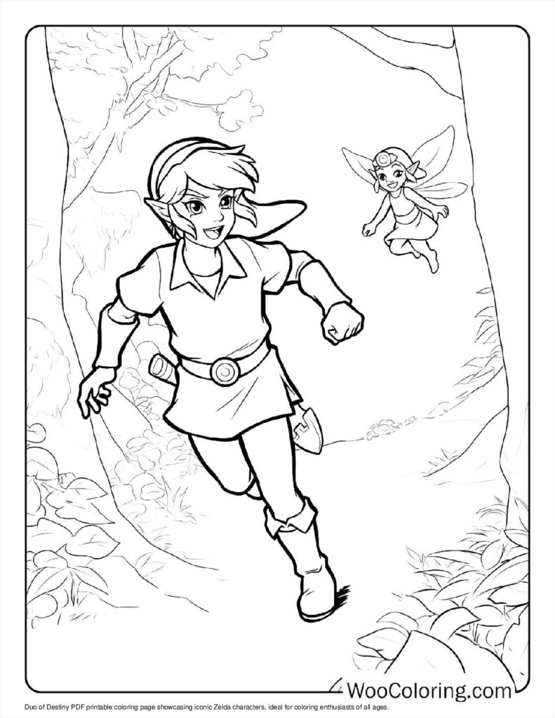 100  Zelda coloring pages  Free PDF To Print  - 38