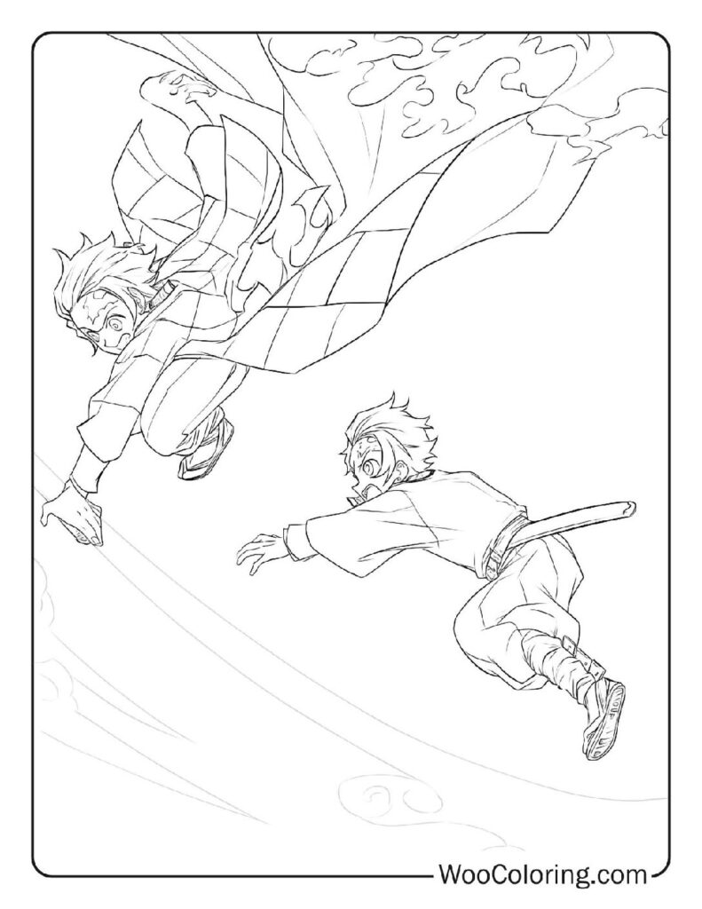 100  Demon Slayer coloring pages  Free PDF To Print  - 41