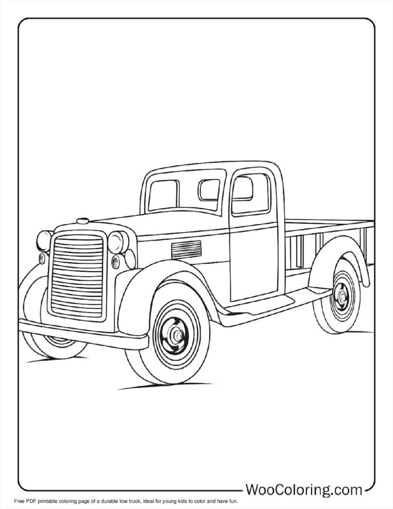 100  Tow Truck coloring pages  Free PDF To Print  - 74
