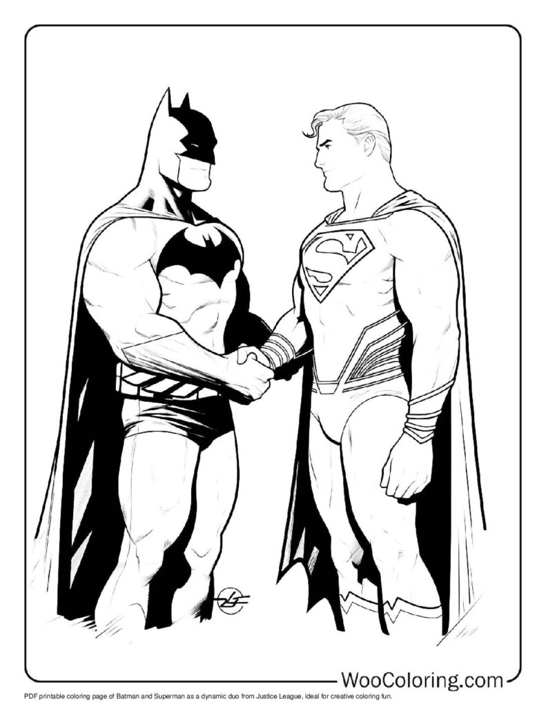 Dynamic Duo Batman and Superman